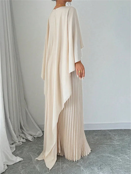 3f8614a0017e58bac145264030055bc3 Women's Loose Batwing Sleeve Casual Mid-Length Summer Dress